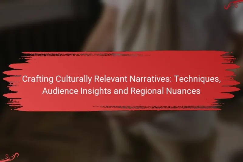 Crafting Culturally Relevant Narratives: Techniques, Audience Insights and Regional Nuances